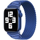 Curea iUni compatibila cu Apple Watch 1/2/3/4/5/6, 42mm, Braided Solo Loop, Blue